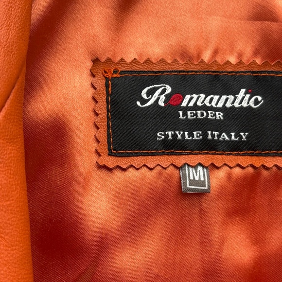 Romantic Leder Style Italy Genuine Leather Jacket – Size M - Picture 4 of 8